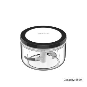 Manual Garlic Press Crushing Ginger And Garlic Cutting And Twisting (Option: Standard-Medium Black)