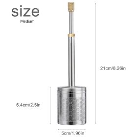 Simple Home Press Type Coffee Filter (Option: Silver Medium)